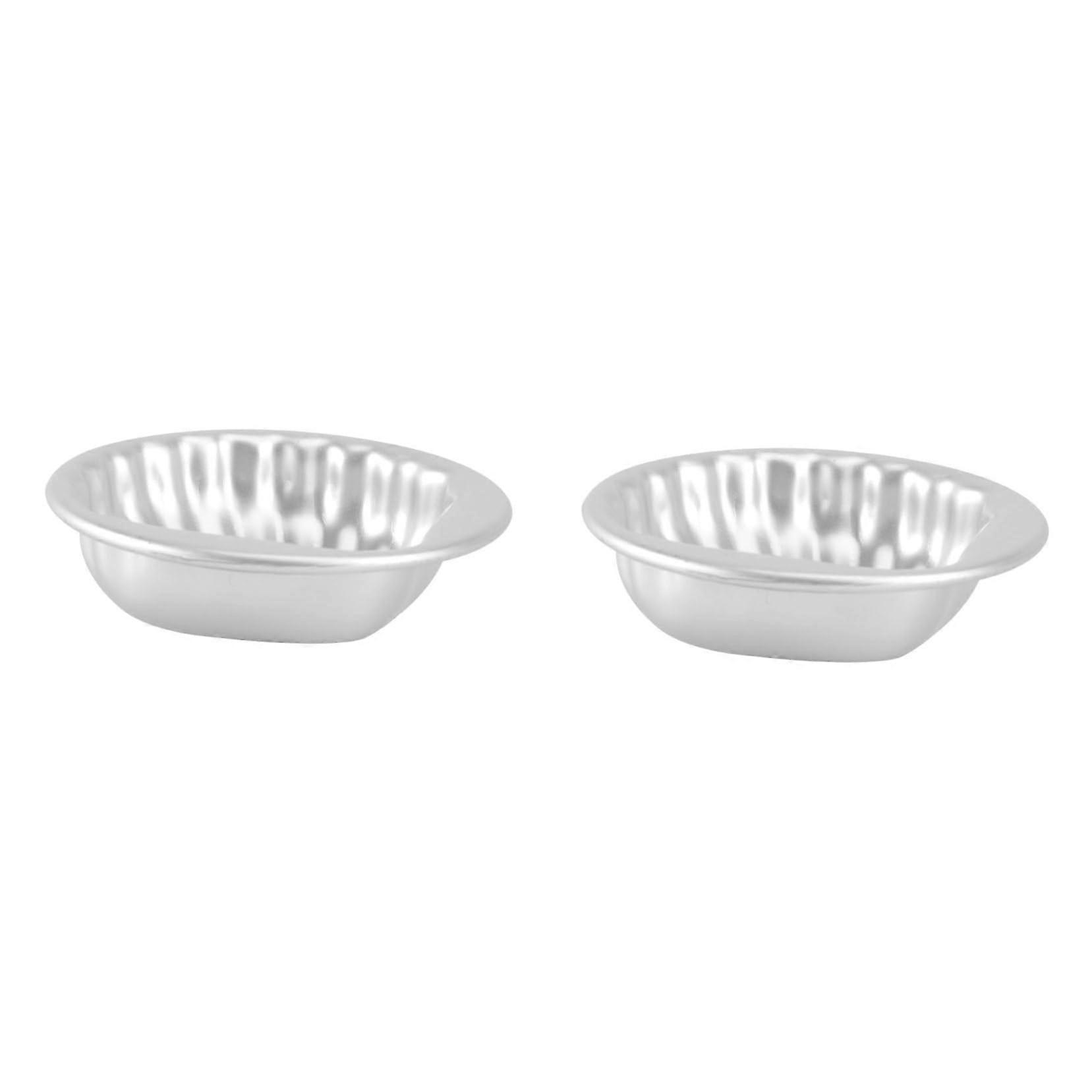 Aluminum Alloy Shell Molds for Cake Decorating - 2 Pack Heat Resistant Durable Metal Forms for Creative Baking Projects