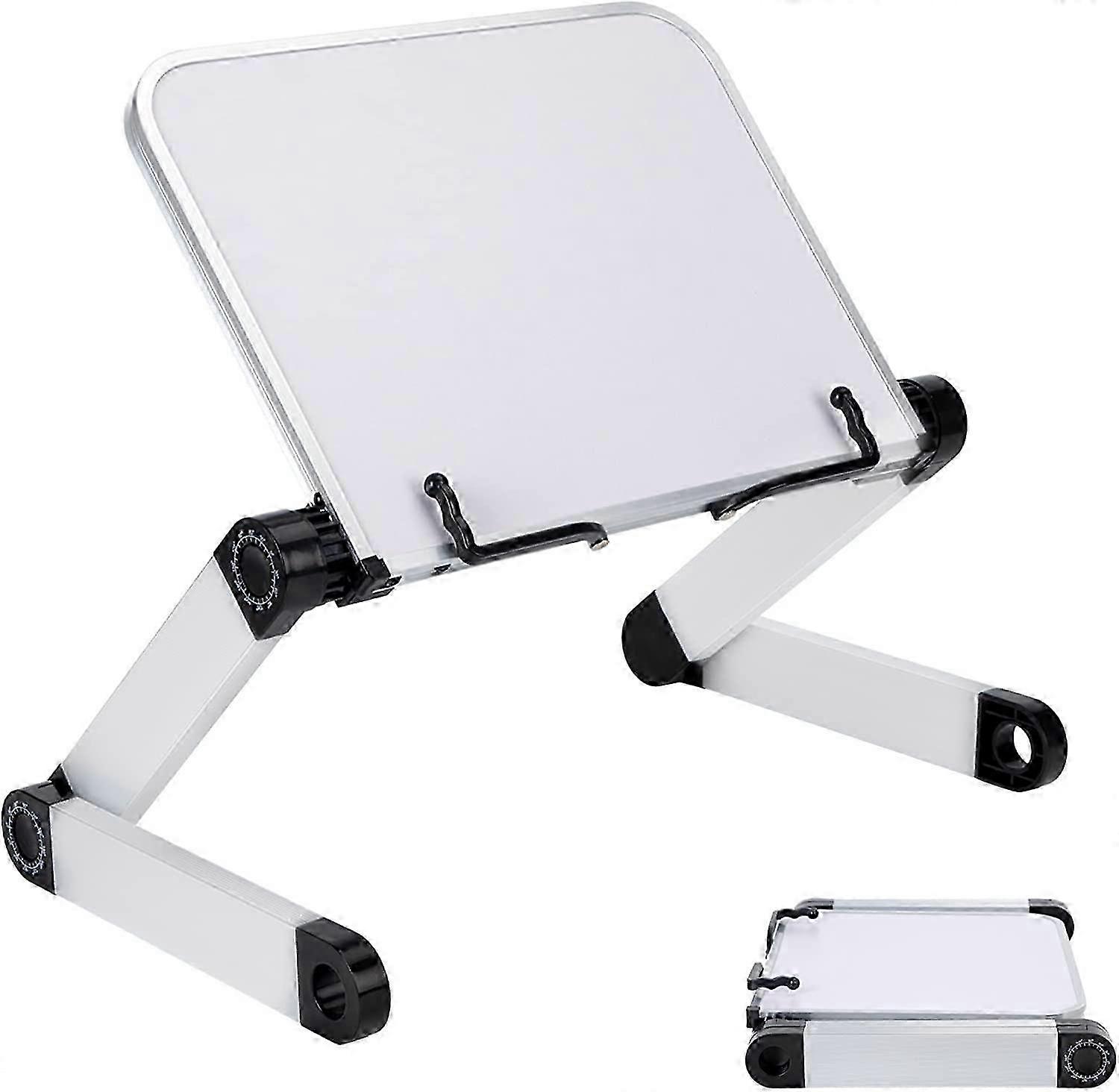 Adjustable Ergonomic Book Stand for Large Books, Music, Tablet, Recipes - Height and Angle Adjustable, Foldable