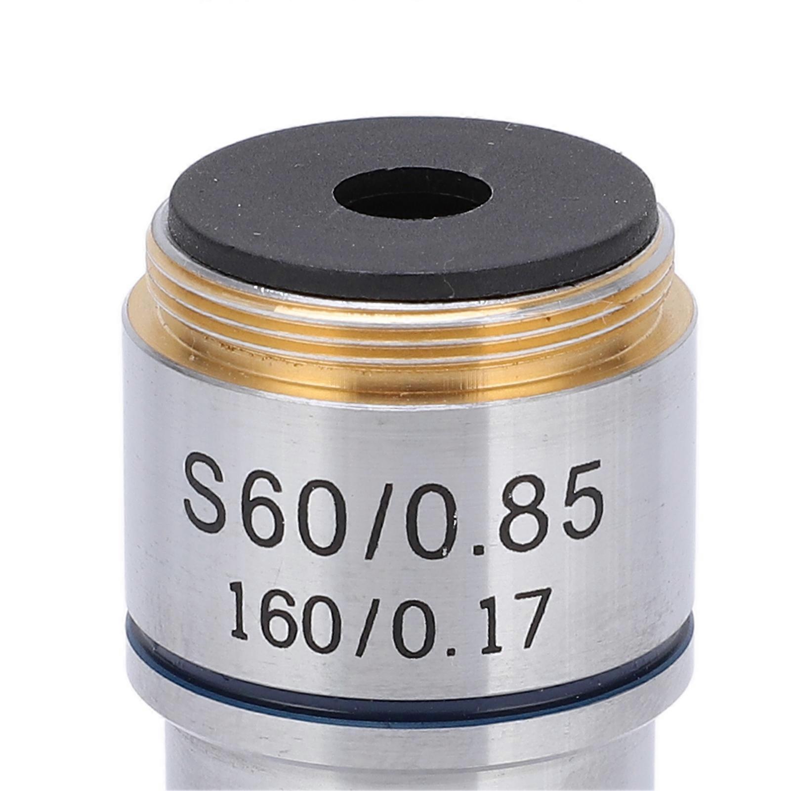 Achromatic Microscope Objective High Definition High Magnification Achromatic Biological Objective S60/0.85