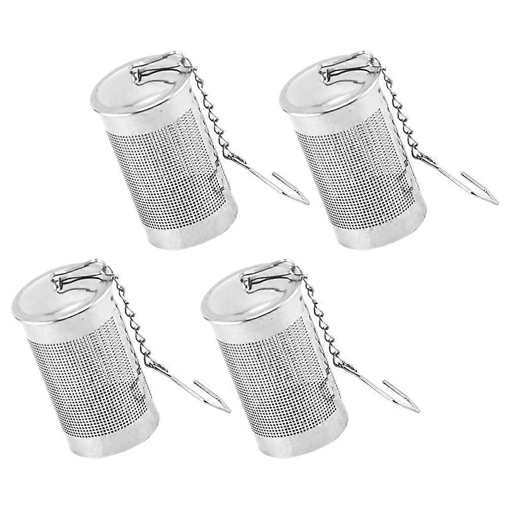 Reusable Tea Strainers Practical present For Tea Lovers Stainless Steel Mesh Design 4Pcs