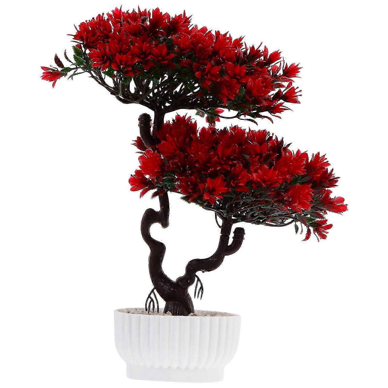 1pc Creative Simulation Plant Decor Artificial Bonsai Guest-greeting Pine