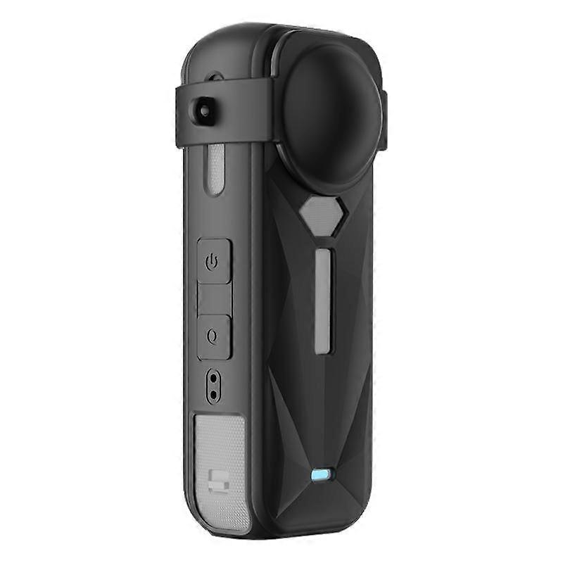 (New) For Insta360 X5 Camera Body Cover Silicone Case with Lens Cover (Black)