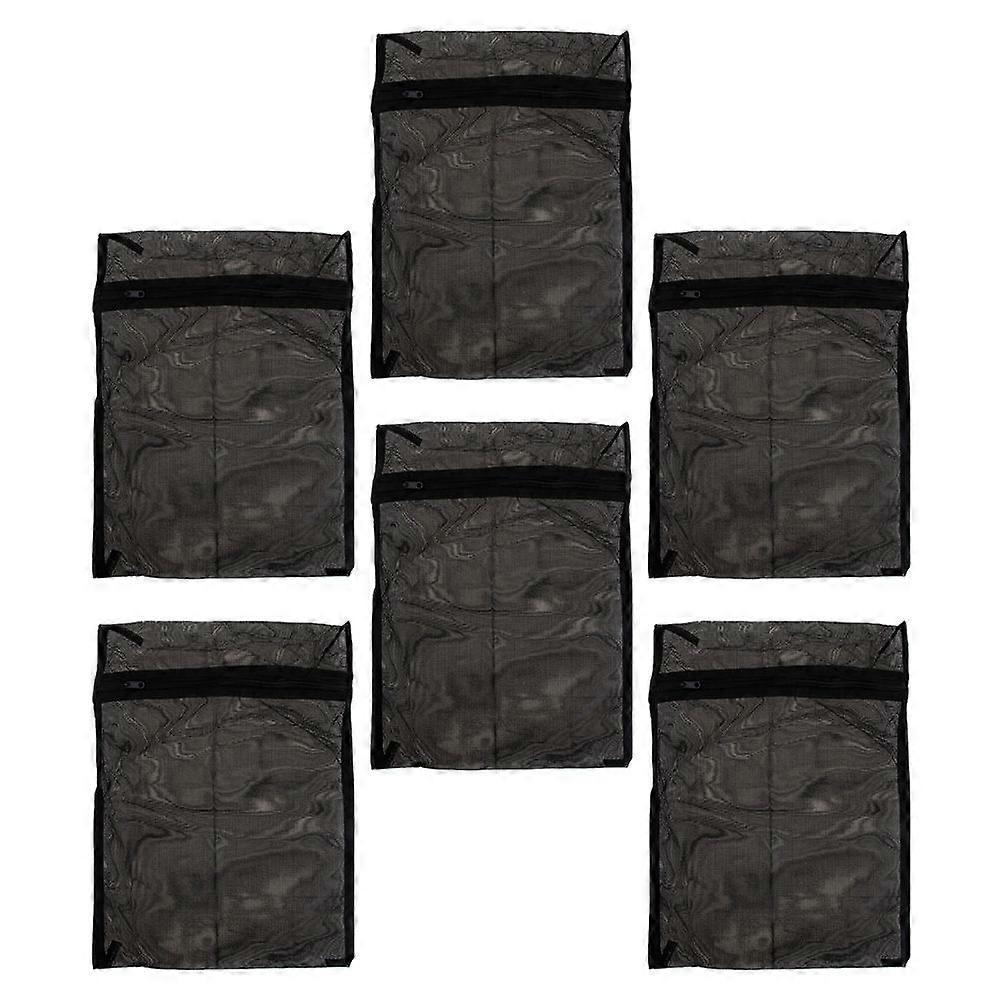 6pcs Mesh Laundry Bags with Zipper – Protective Washing Bags for Bras, Underwear, Socks & Clothes – Fine Mesh for Washer & Dryer – Suitable for