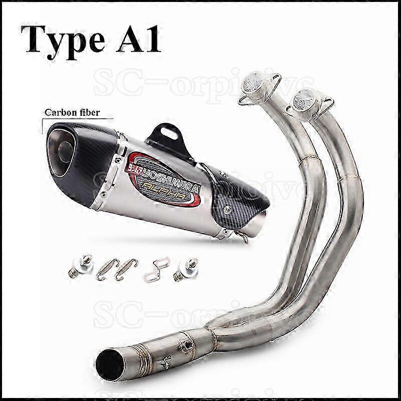 Yoshimura Alpha Exhaust System Slip-On for Compatible Yamaha MT-07 FZ-07 Motorcycles 2014-2021, Including MT 07 TRACER 700 and XSR700 Models