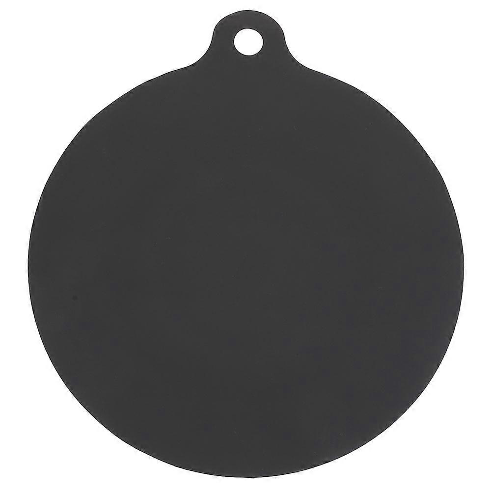 Heat Resistant Mats for Countertop Protective Pad Simple Design Kitchen Use Anti-Fouling 24cm x 27cm x 0.3cm Black 1Set