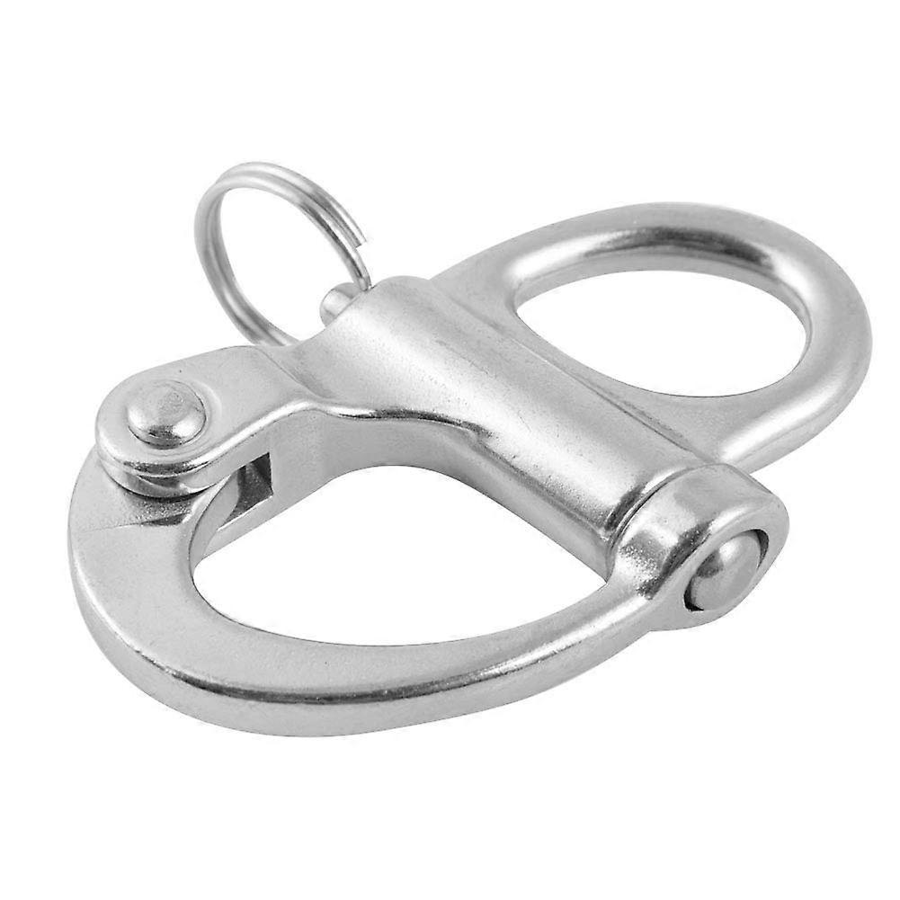 Marine Boat Rigging Stainless Steel Fixed Snap Taps Quick Release with Round Ring 10*35 mm