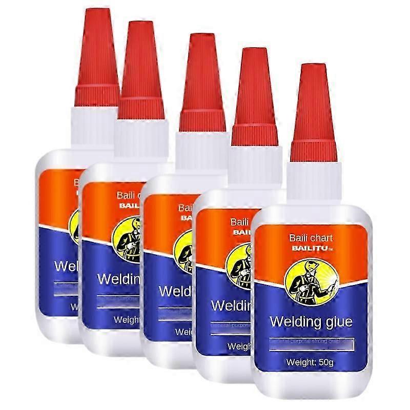 5x Anında Hızlı Yapıştırıcı 50ML Şişe Daha Güçlü Süper Tutkal Çok Amaçlı Fix SICAK Süper Güçlü Sıvı Renksiz Yapıştırıcı Tutkal