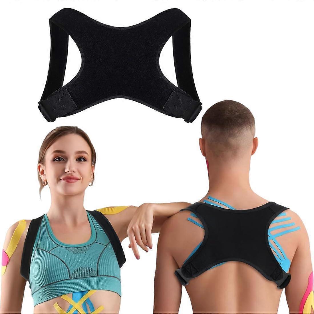 Back Straightener Posture Trainer for Posture Correction, Ergonomic Design for Neck and Shoulder Pain Relief, Adjustable Size