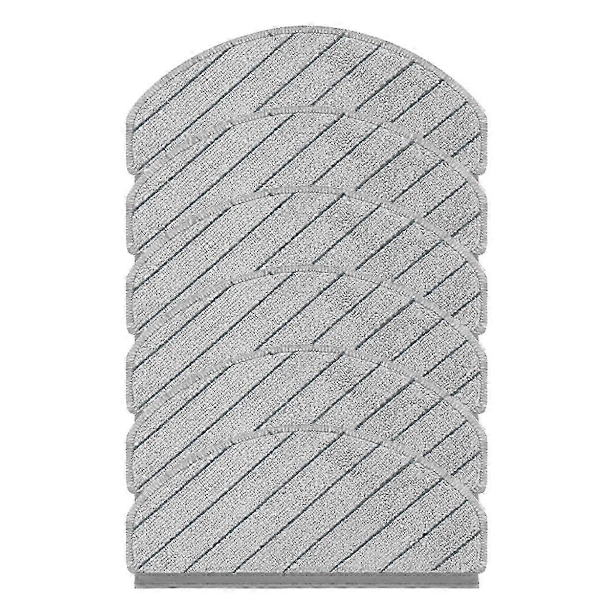 6PCS Replacement Mop Cloths for Compatible Robotic Vacuum Cleaner Accessories Mop Pads