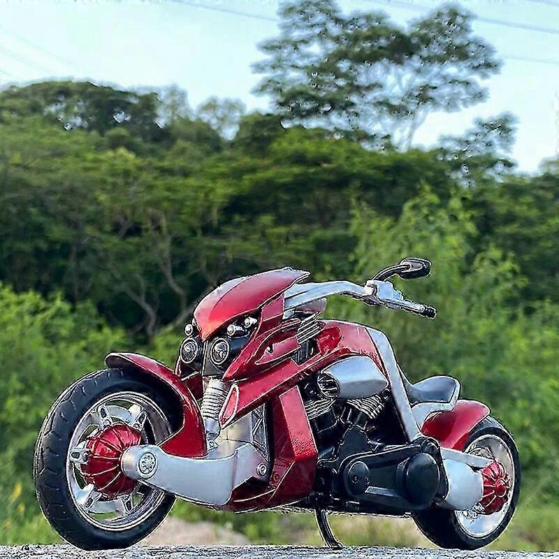 1:12 Tyrannosaurus Rex V-REX Alloy Racing Motorcycle Model Simulation Street Motorcycle Model with Sound and Light Features