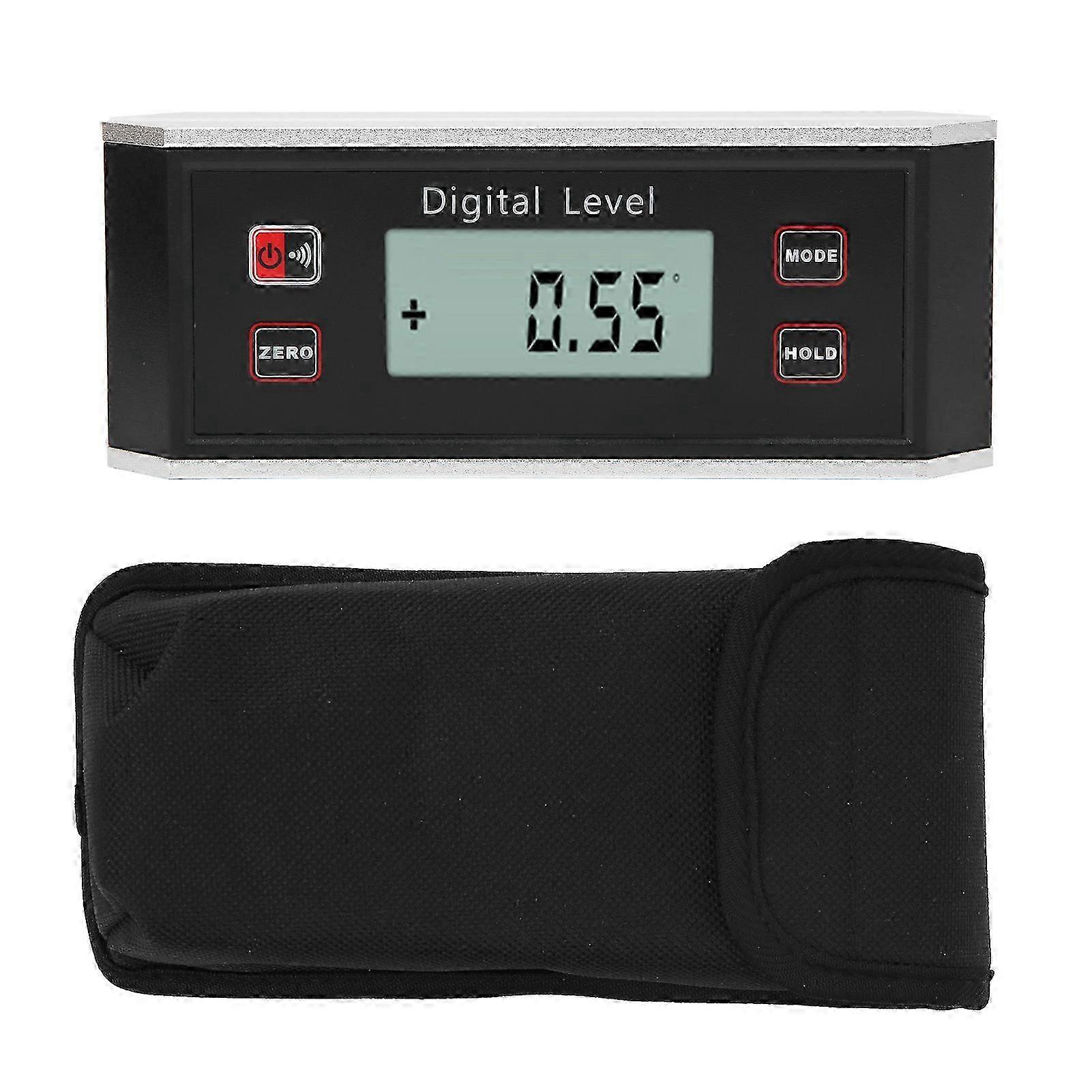 Digital Display Inclination Box Angle Gauge Protractor Strip Type Level Inclinometer