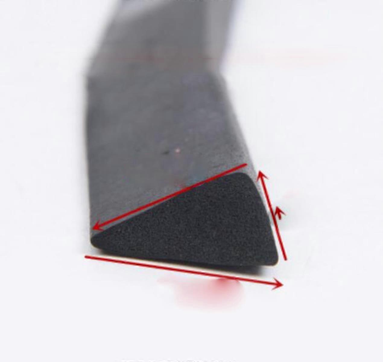 Window Seals, 1 Meter Triangular Rubber Foam Sealing Strip, 12mm