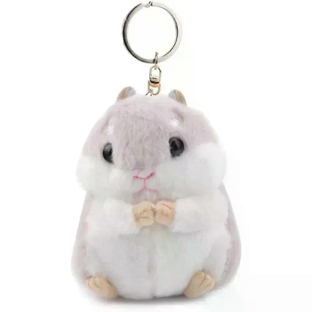 A10cmぬいぐるみ動物のおもちゃキーホルダーぬいぐるみハムスターペンダントカワイイ人形クリスマス誕生日プレゼントバッグ人形キーホルダー