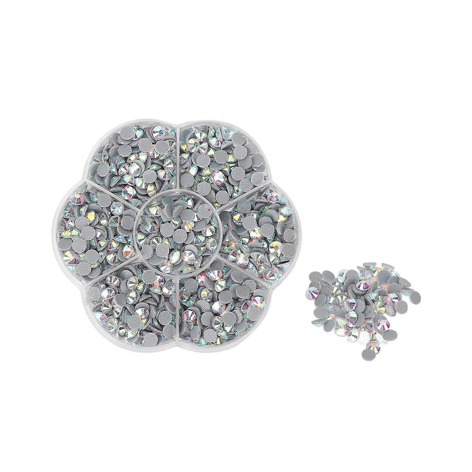 2025最新モデル1000Pcsラインストーン光沢のある透明な装飾ネイルアート