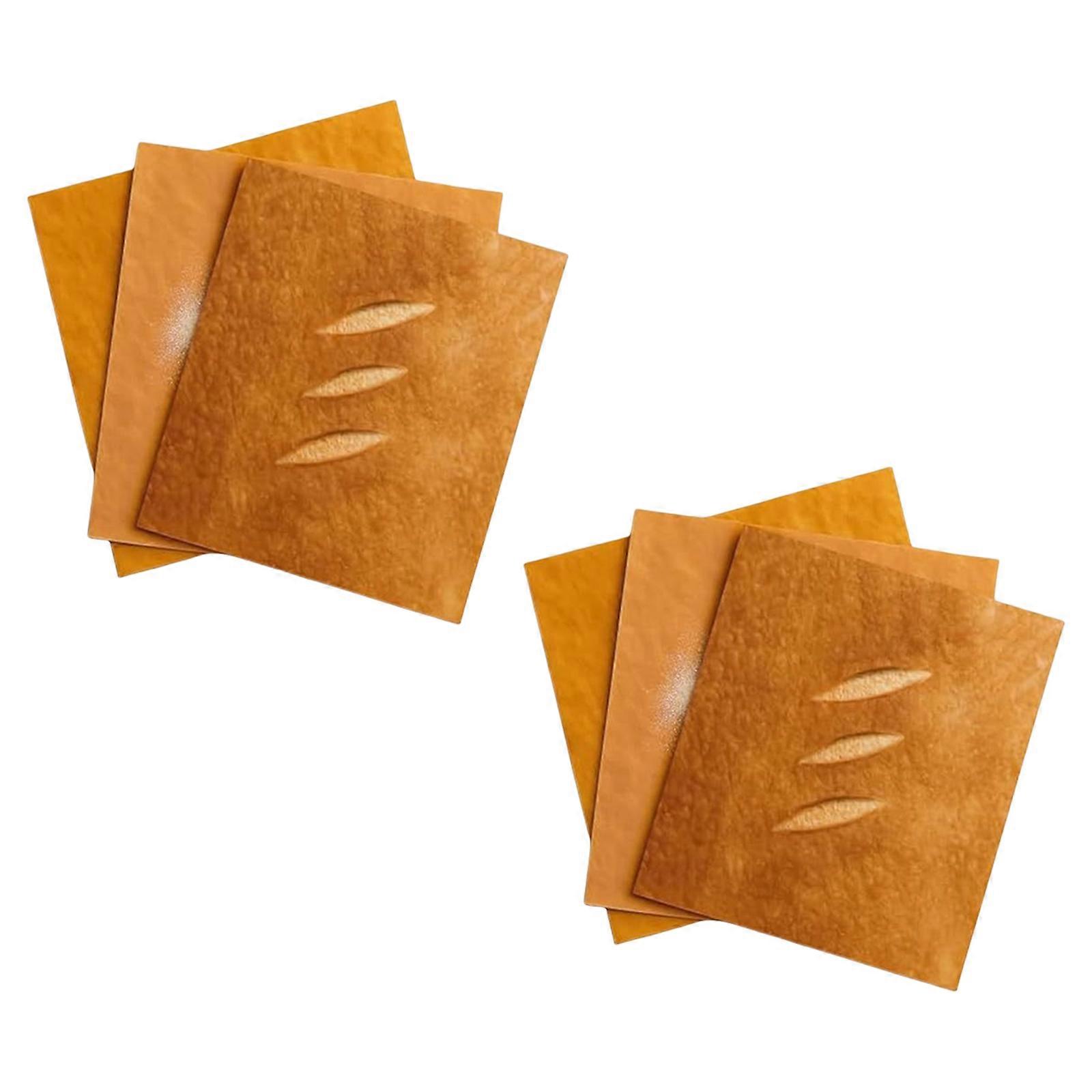 6/10Pcs Whimsical Pastry Themed Wrapping Sheets Sturdy Quality Paper Multiple Occasion Use Weddings Valentines Crafting