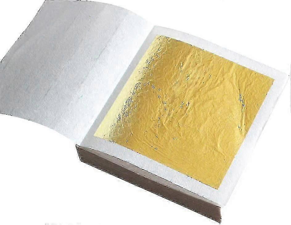 Yenilebilir 24k Altın Folyo Yaprak Yaprakları, 30 Yaprak Gerçek Altın Yaprak Yaprak Yaprakları Kek Çikolataları İçin Folyo Kağıdı Dekorasyon Fırın Pasta Pişirme Güzellik Routi