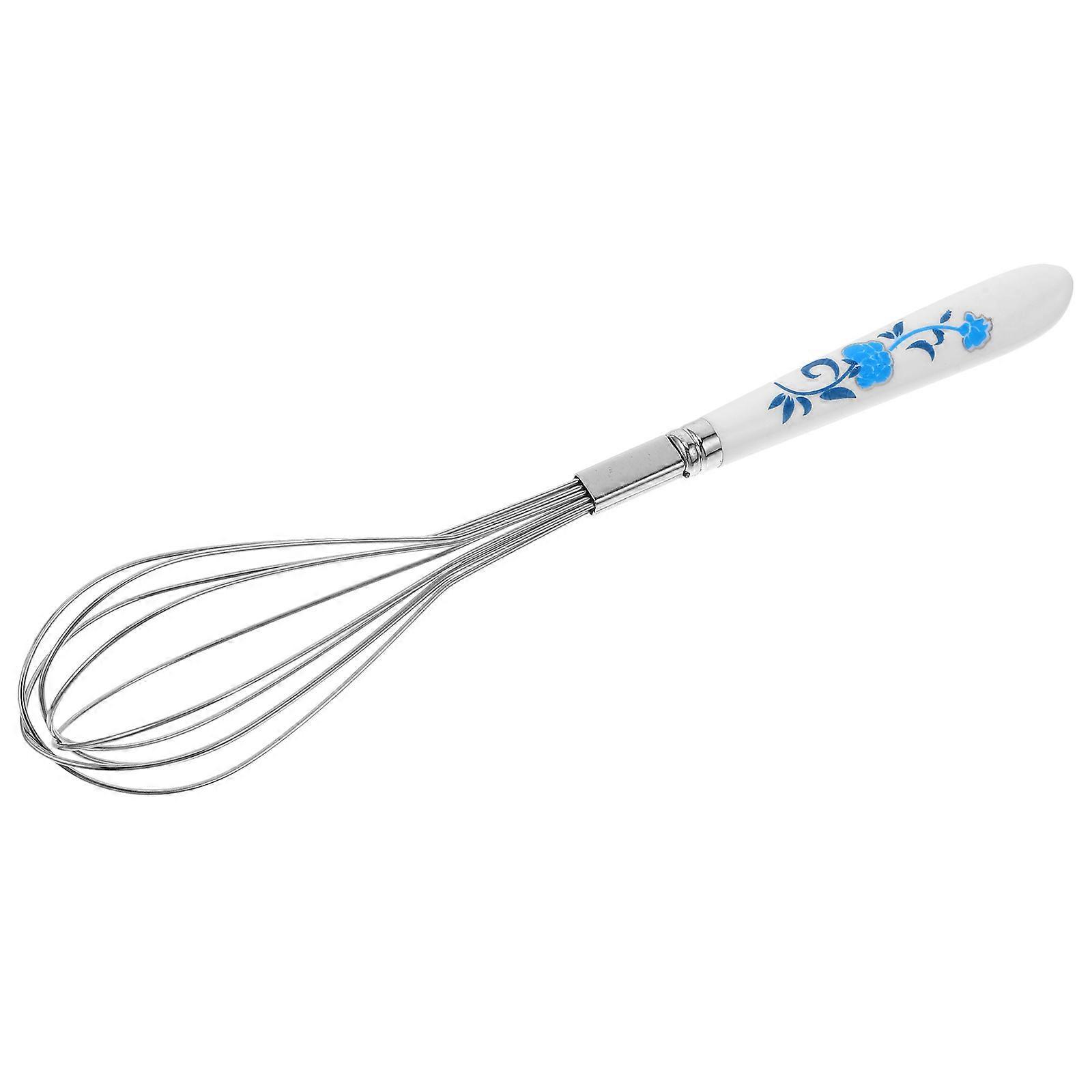 Kitchen Egg Mixer Portable Egg Beater Ceramic Material Novice Users Restaurants 1Pack