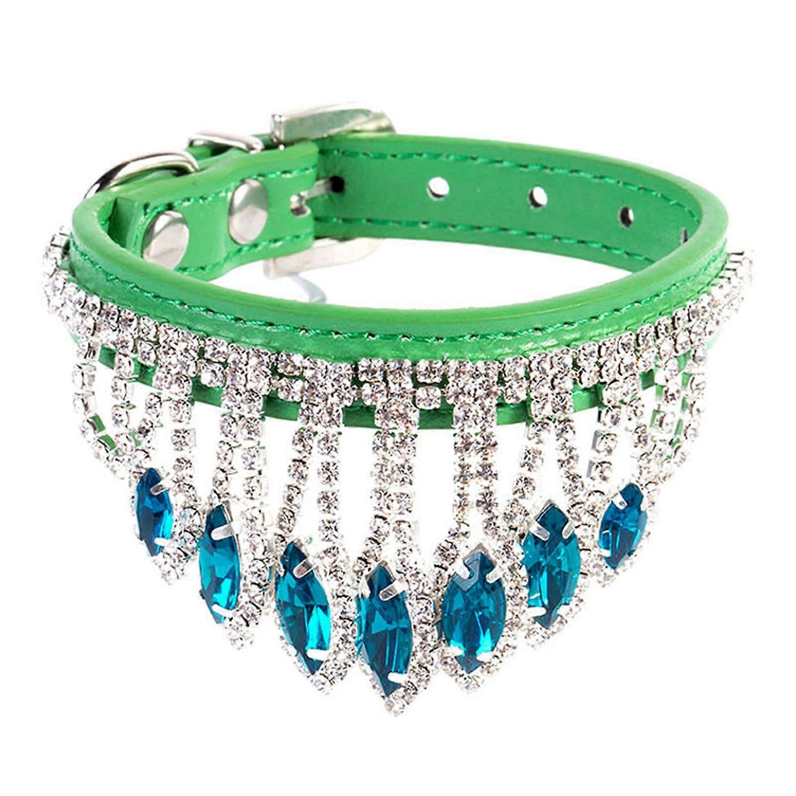 Dog Collar Fringe Rhinestone, Adjustable Cat Collar, Small Cat Collar, Cat and Dog Compatible