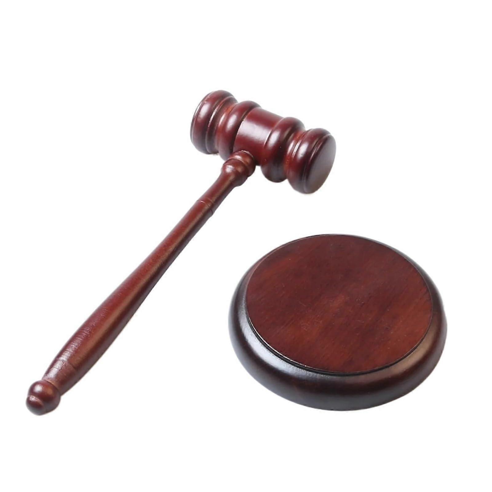 Richterhammer 1 Piece Judge's Hammer, Wooden Gavel, Multitool, Small Hammer, Auction Hammer (1 SET)
