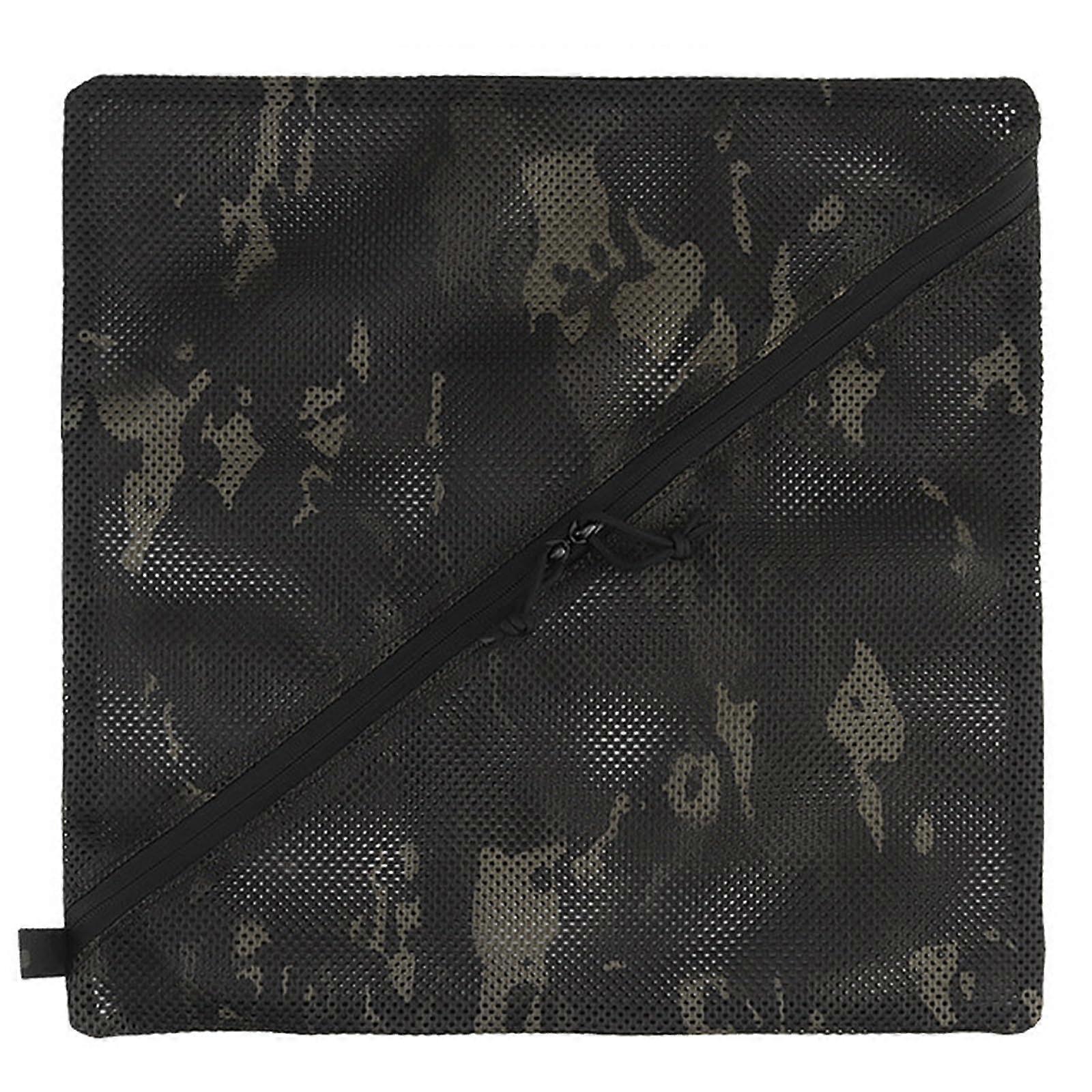 Tactical Mesh Storage Bag Camouflage, Portable Mesh Fabric Organizer For Outdoor Hunting And Camping, 16 x 16 Inches