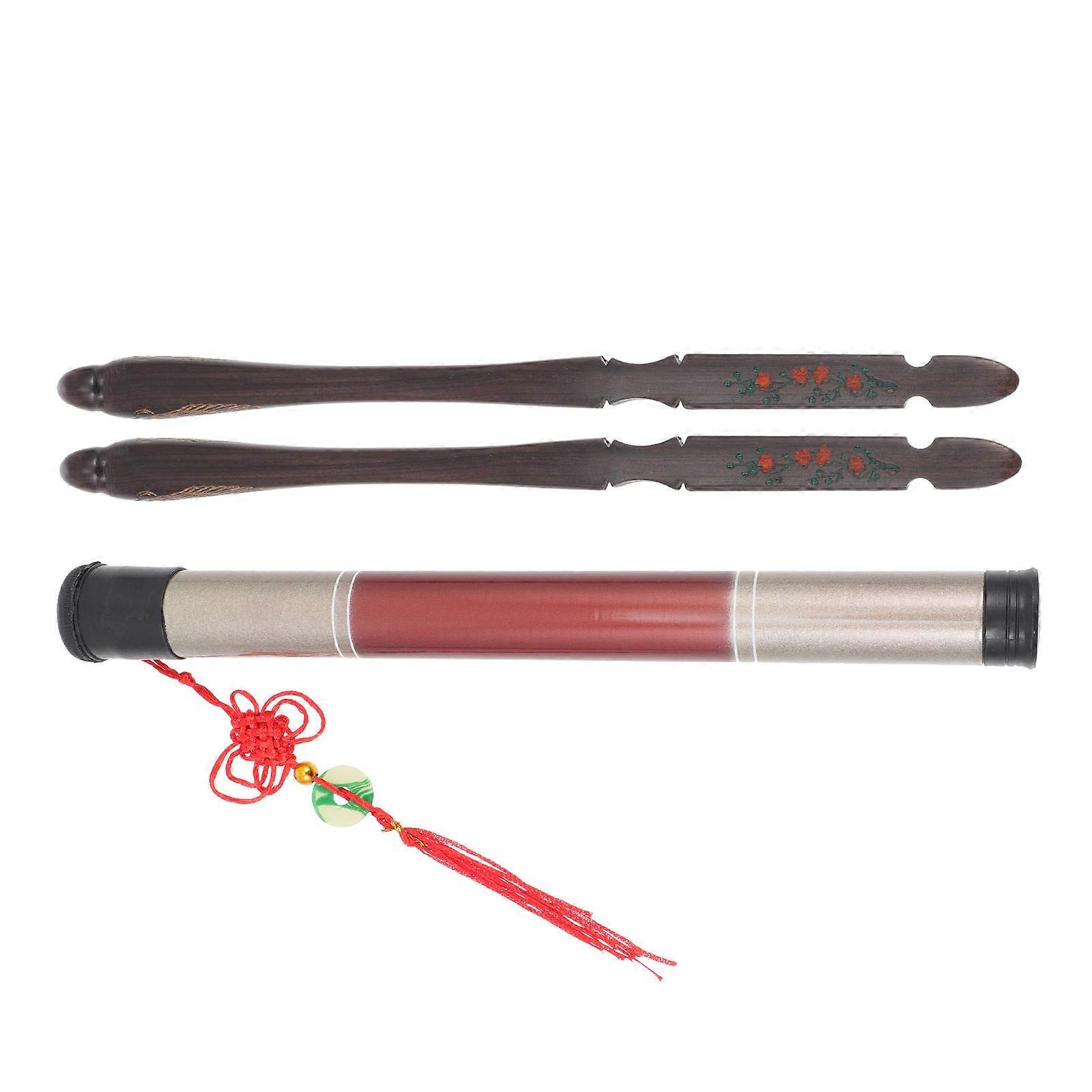 Ebony Dulcimer Hammers 1Set Black Dulcimer Tools with for Instrument