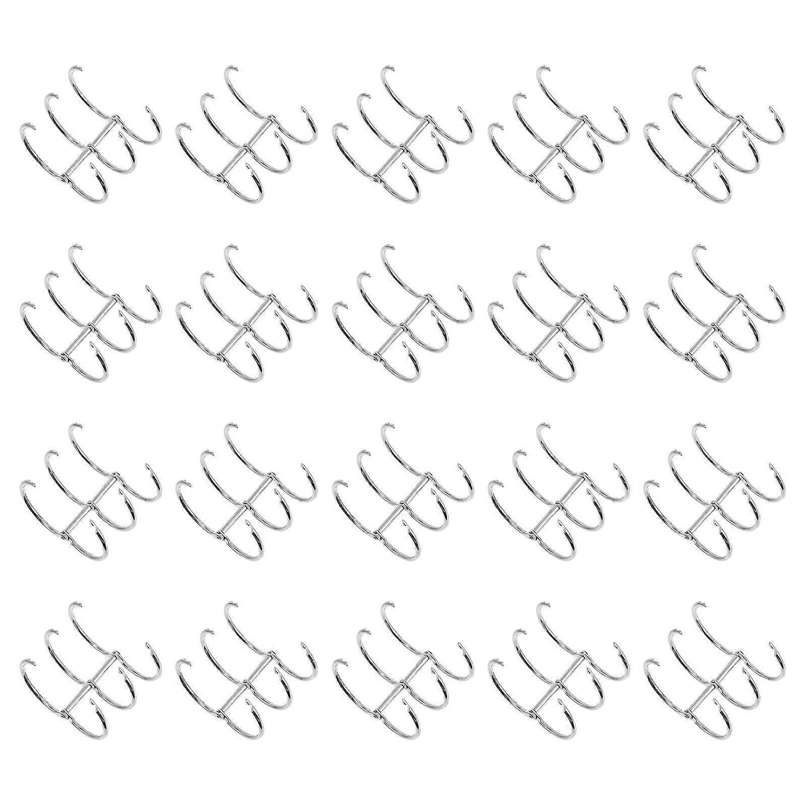 20pcs Loose Leaf Binding Rings for DIY Notebooks, Sketchbooks & Organizers – Coils for Paper Binding & Crafting Projects