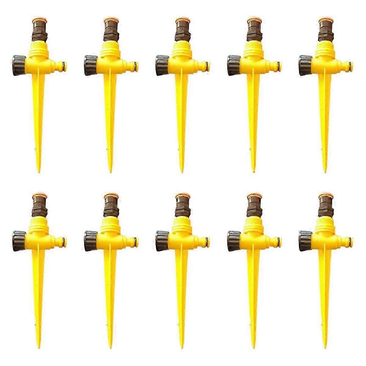 Automatic 360 Degree Rotating Watering Sprinkler for Household Garden Irrigation - 10pcs