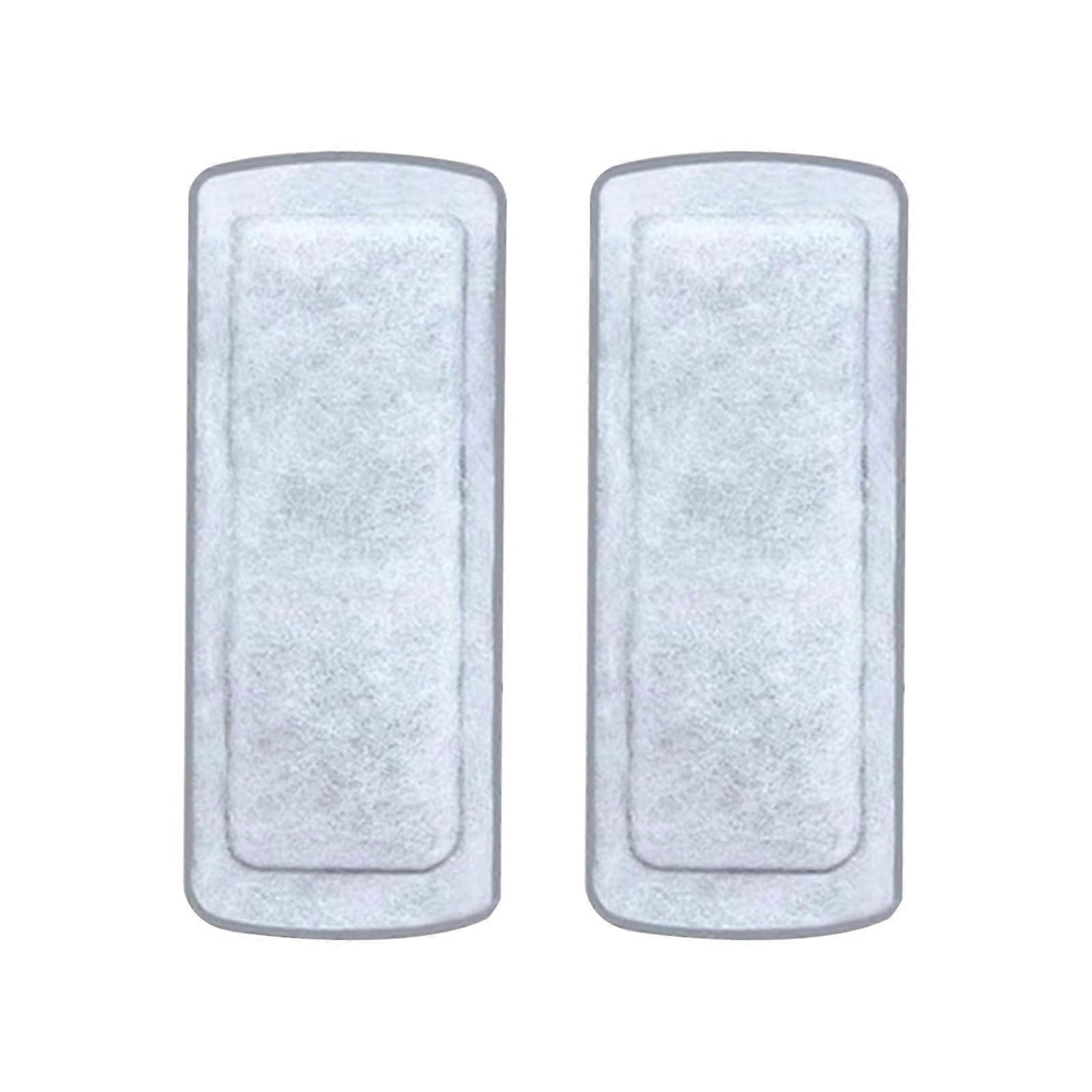 Thin Filter for Fish Tank Aquarium - Self-Cleaning Cotton Replacement Filter for Pond Shrimp, 2 Pack, 10x5x1 Inches