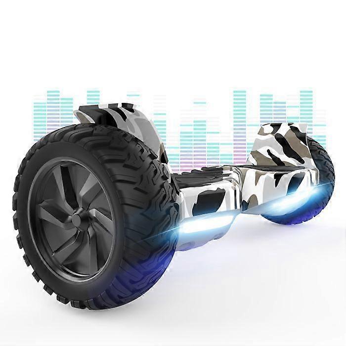 8,5-Zoll-Hummer-All-Terrain-LED-Bluetooth-Hoverboard mit leistungsstarkem Motor Ideale Geschenktarnung