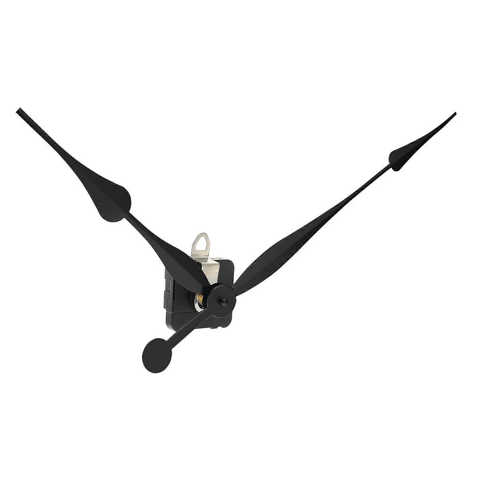 DIY Clock Accessories Wall Clock Mechanism with Black Plastic and Metal Movement for Home Use 1 Set
