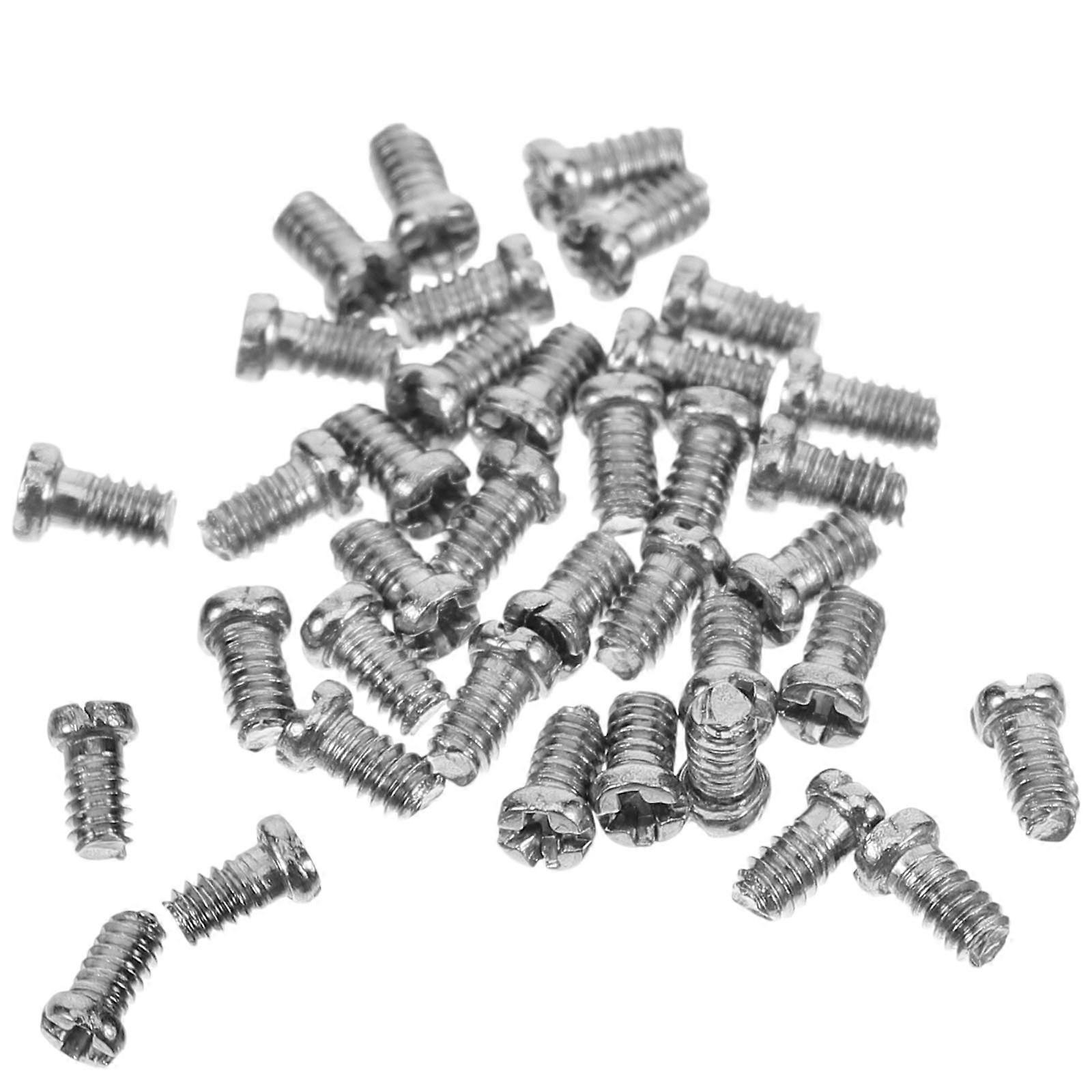 Small Metal Eyeglass Screw Kit – Pile Head Design Replacement Screws for Rimless & Frame Glasses – Optical Repair Tools for Glasses Maintenance