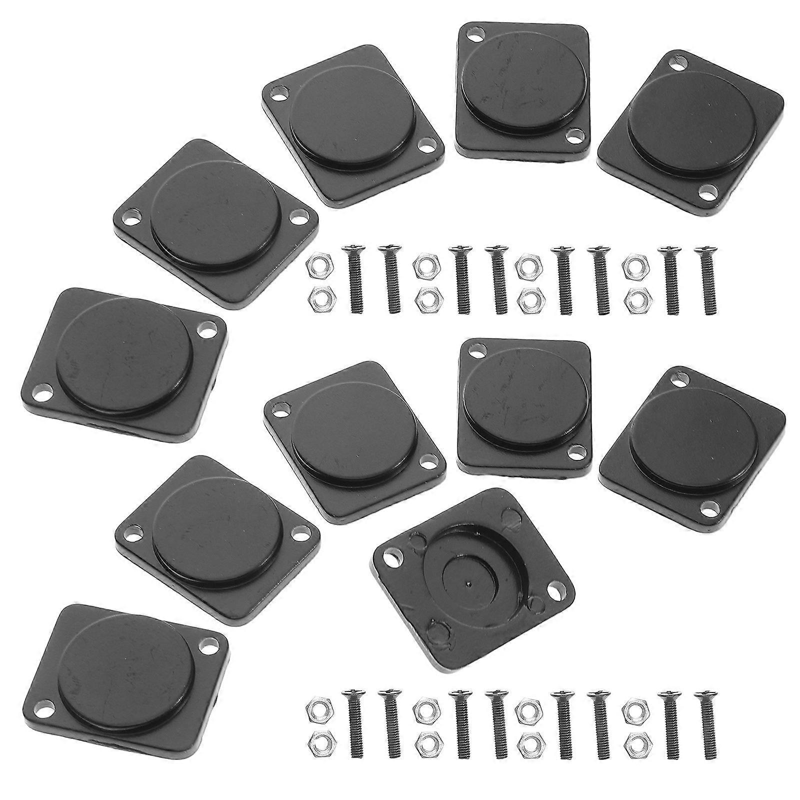 20pcs Chassis Cover Plates for XLR Connectors – Metal Panel Covers for Home, Office & Industrial Use – Easy Installation