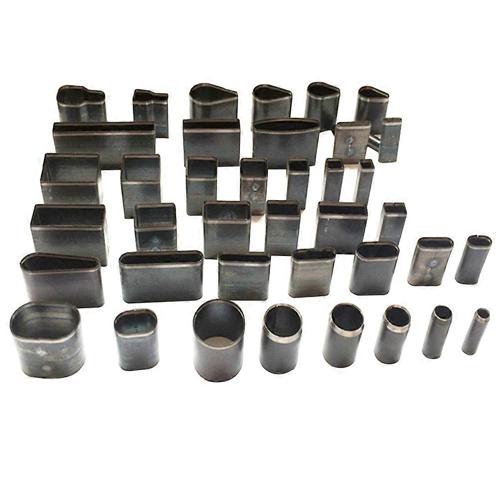 Black Self Centering Punch for Craft with 52 Sizes Durable Metal Construction 39 Pcs