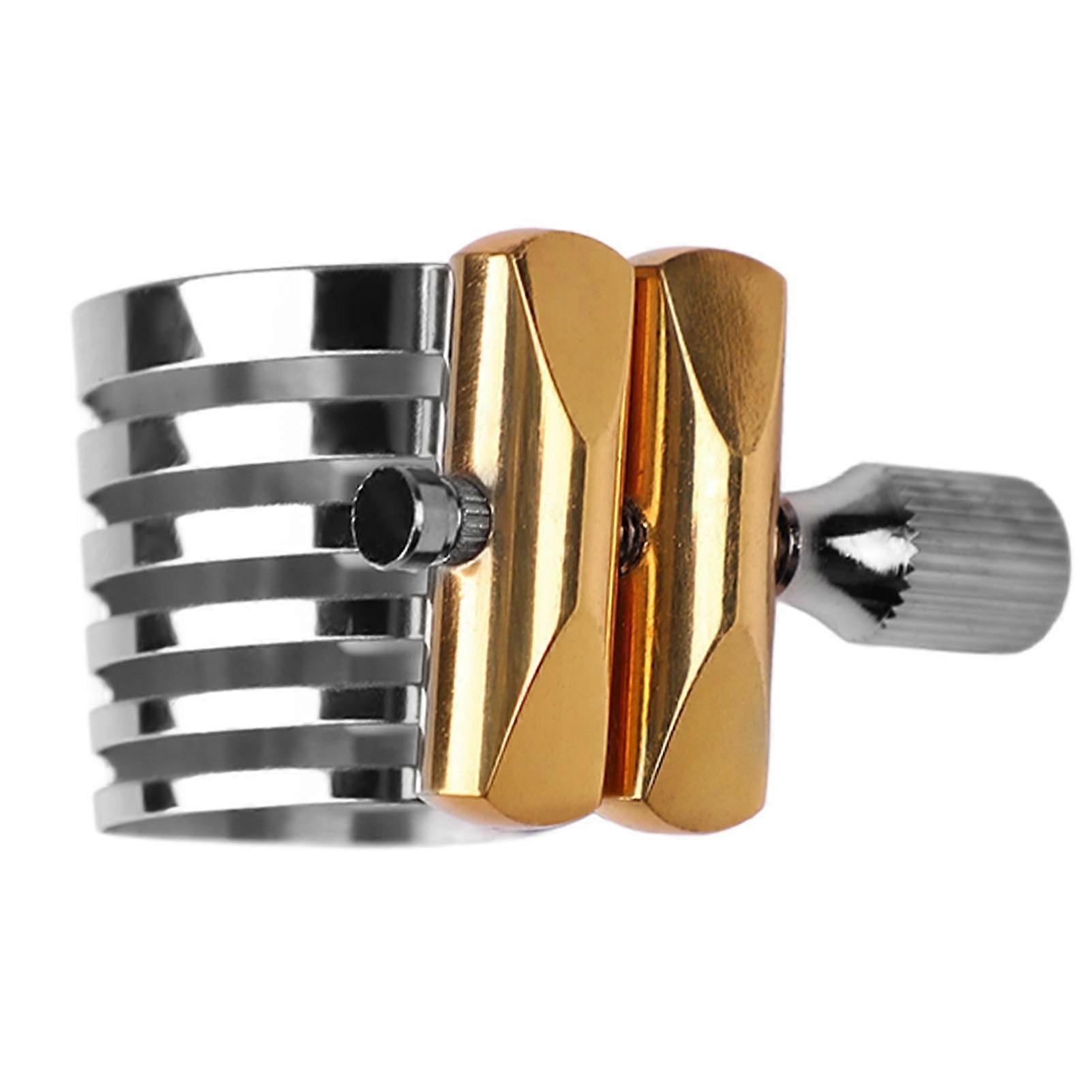 Saxophone Ligature Stainless Steel Sax Mouthpiece Ligature Replacement for DIY Maintenance Treble
