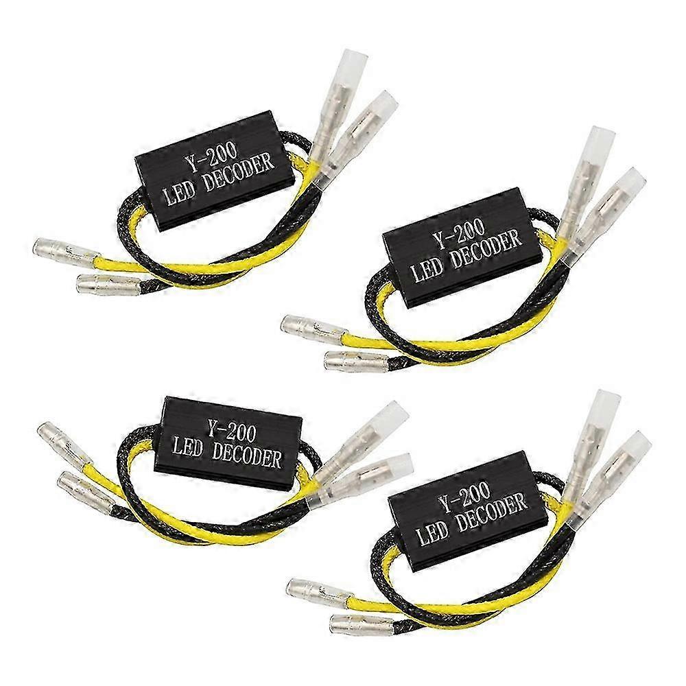 12V Motorcycle LED Load Resistor LED Decoder LED Indicator Flasher Turn Signal Fault Eliminator for