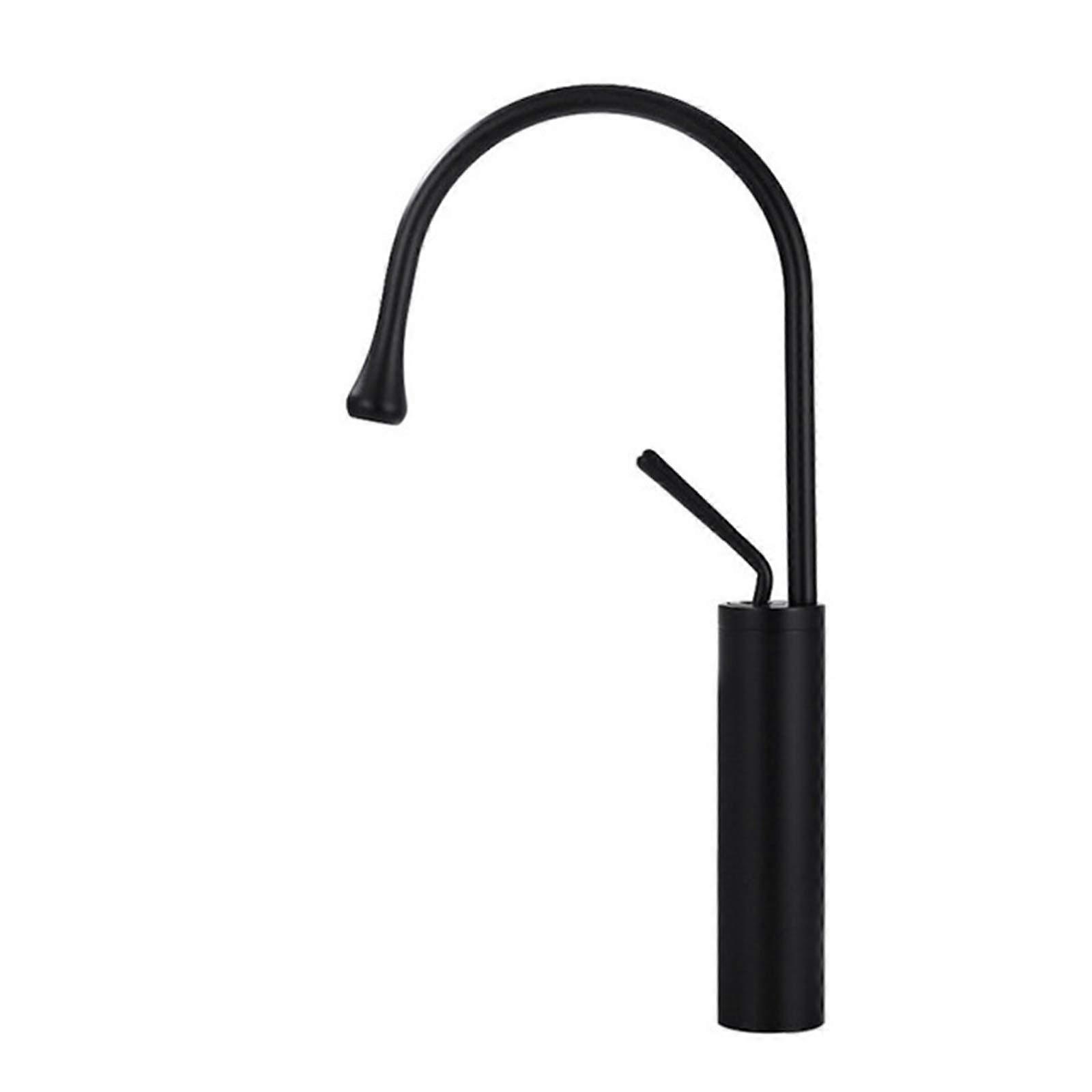 Mitigeur d’eau chaude et froide en cuivre raffiné, robinet de lavabo pivotant à 360°.