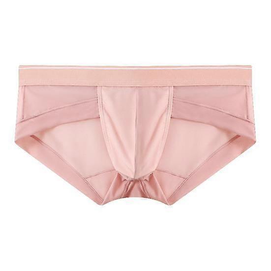 Men Underpants Solid Color Anti-septic Underwear No Constraint Men Summer Underpants Men Garment