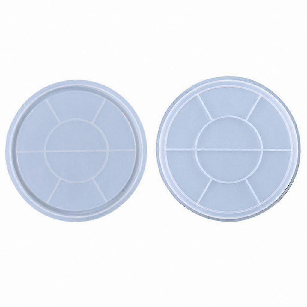 Round Silicone Mold for Epoxy Resin Tray Crafting Projects