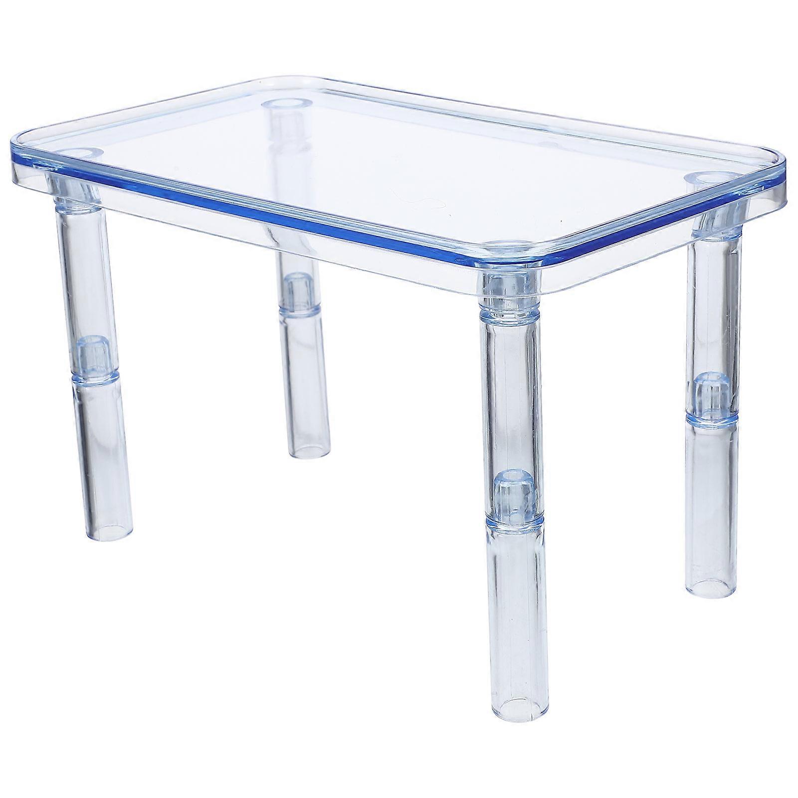 Blue Material Hamster Platform for Kids Provides Experience and Easy Cleaning 6.5 x 4.3 Inches