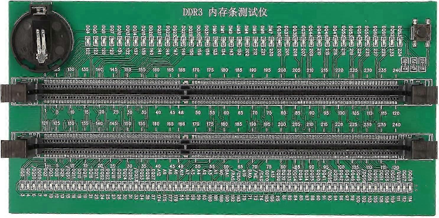 Efficient Ddr3 Memory Test Card With 110 Led Indicators For Desktop Computer Ddr3 Memory