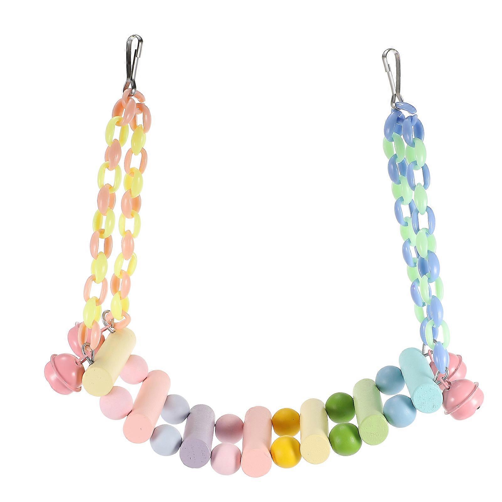 Bird Toy Swing Accessory Featuring Perch For Pet Parrot Leisure Time 1Pack