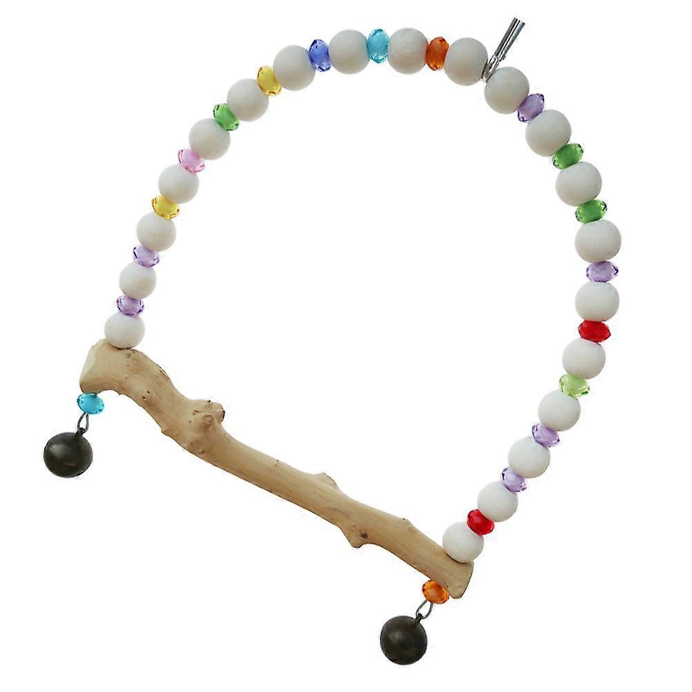 Colorful Pet Bird Swing Made from Durable Synthetic Material for Cage or inch