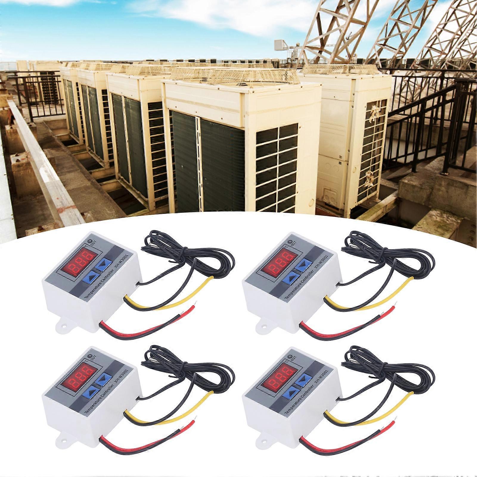 4 יחידות led בקר טמפרטורה דיגיטלי חימום קירור תרמוסטט מתג מודול 12 v 120w 