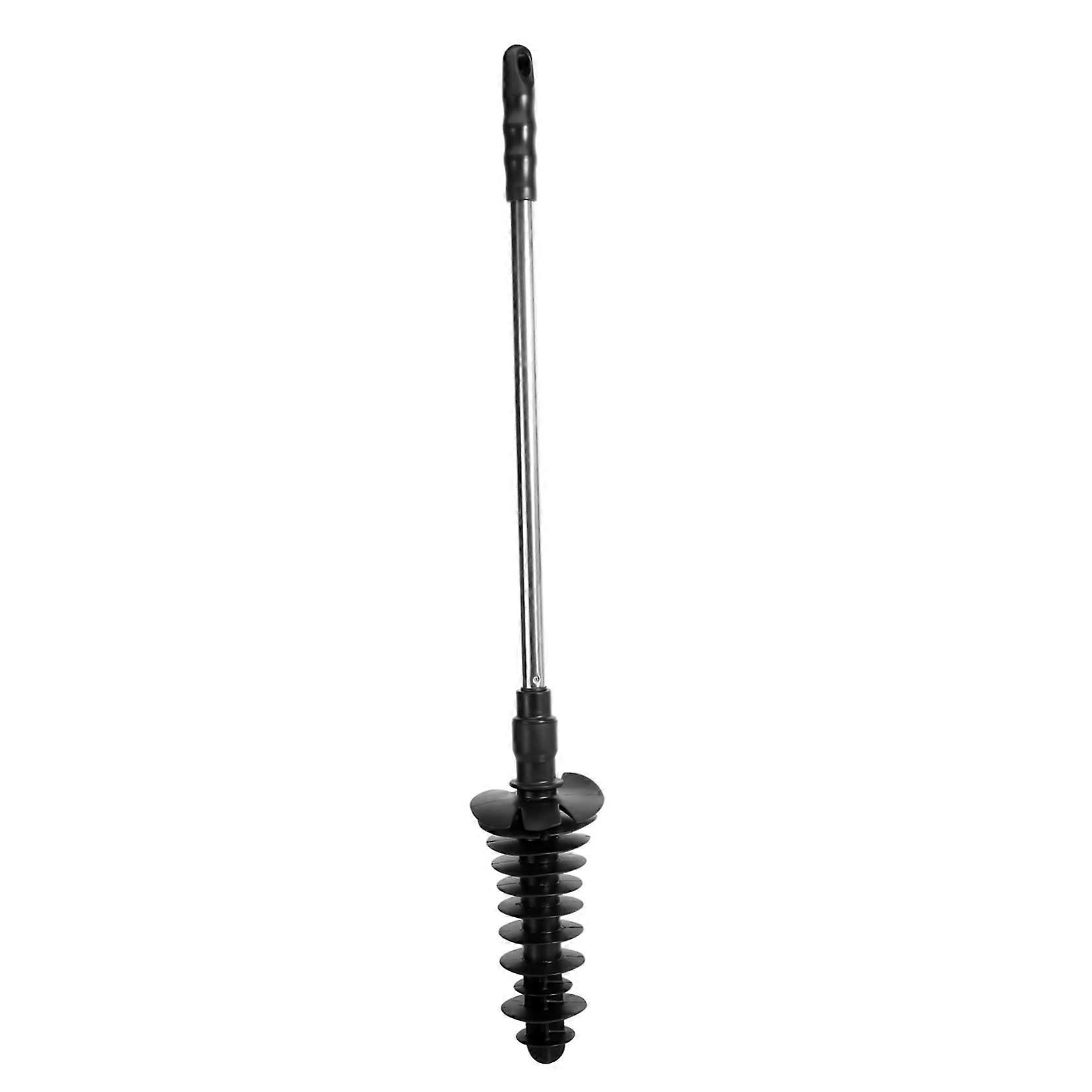 1 x Piston Stick for Bathroom Drain Cleaner TPR Ergonomic Effective Clog Remover for Toilet and Sink Compact Durable