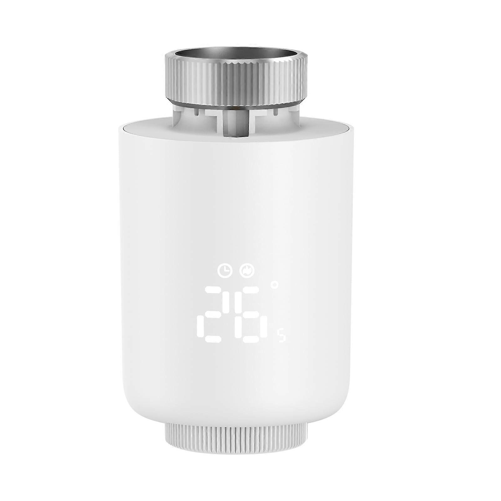 Smart Thermostatic Radiator Valves with Programmable Heating Control, LED Display, Mobile App and Voice Compatibility