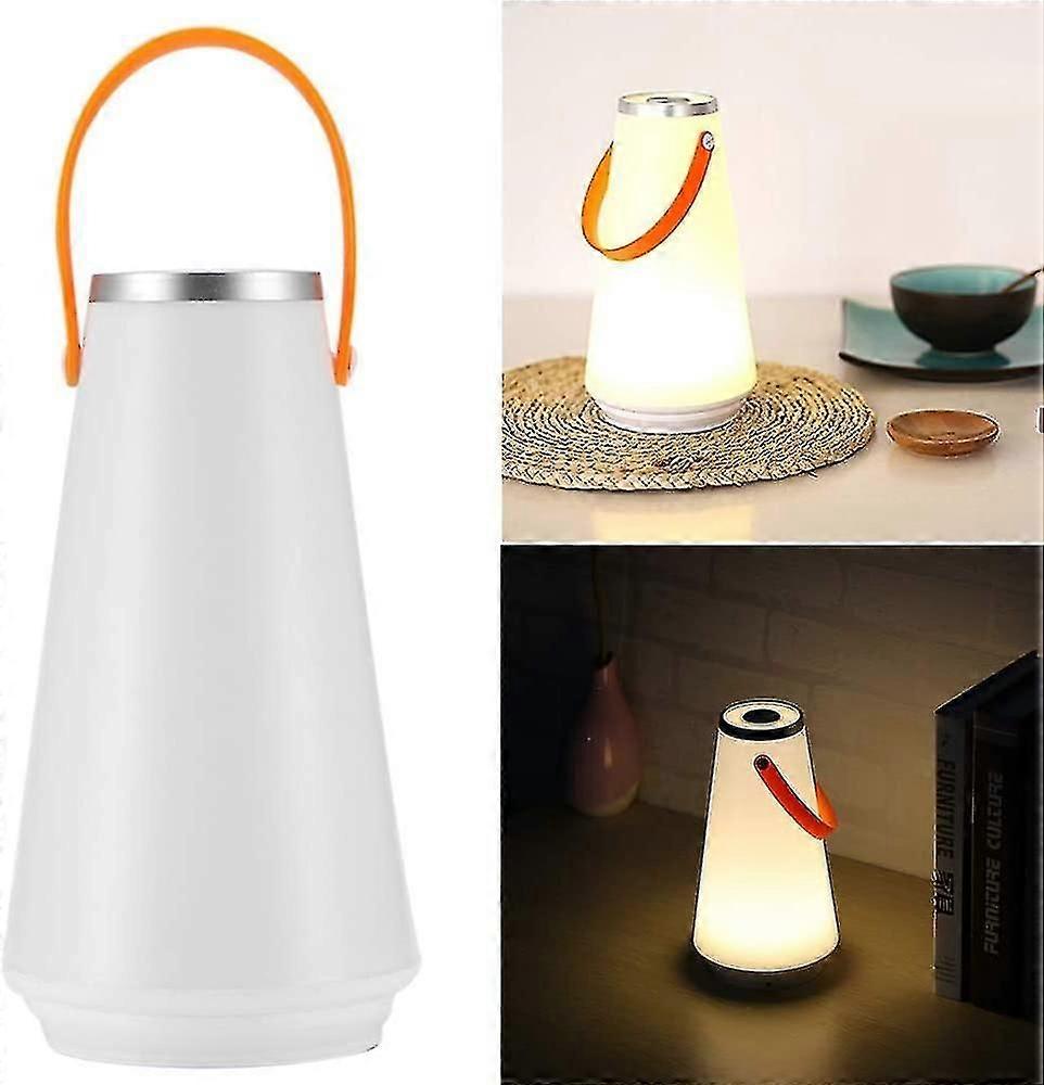 USB Rechargeable Wireless LED Nightstand Lamp  Touch Switch for Home & Camping