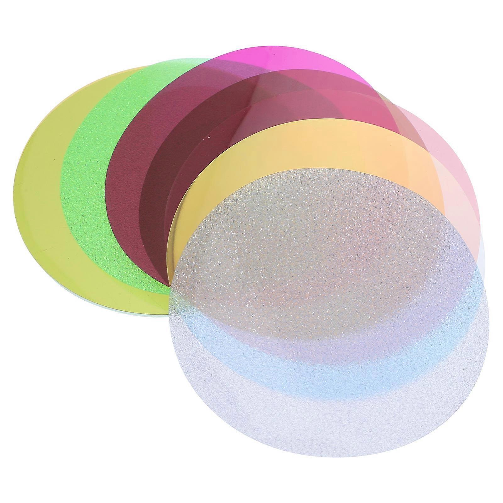 8pcs Light Color Sheet Film Filter Random Color