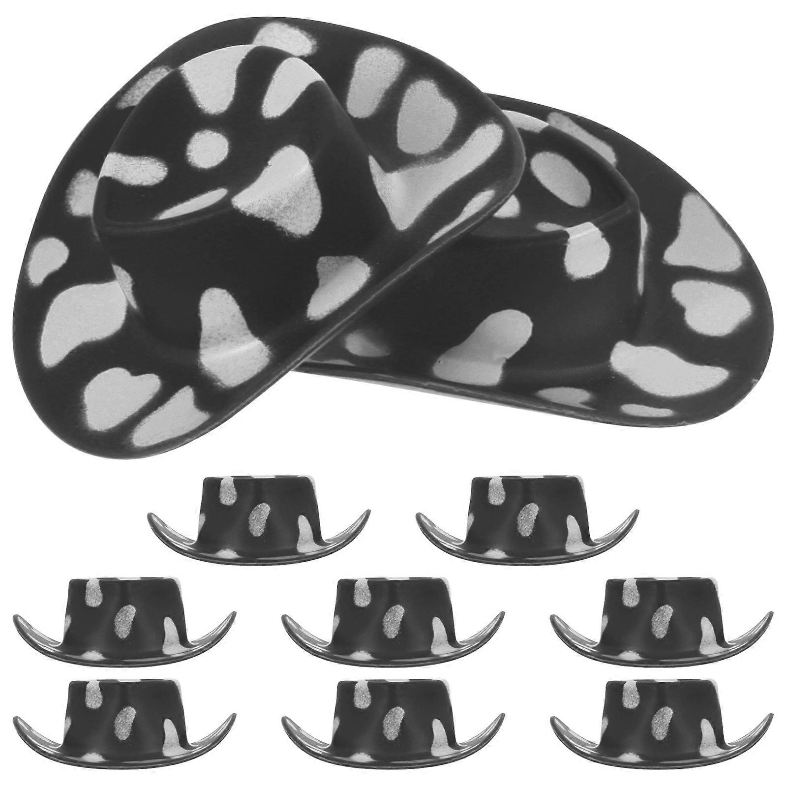 Mini Hats for Making Crafts, Robust Plastic Build, Beautiful Details