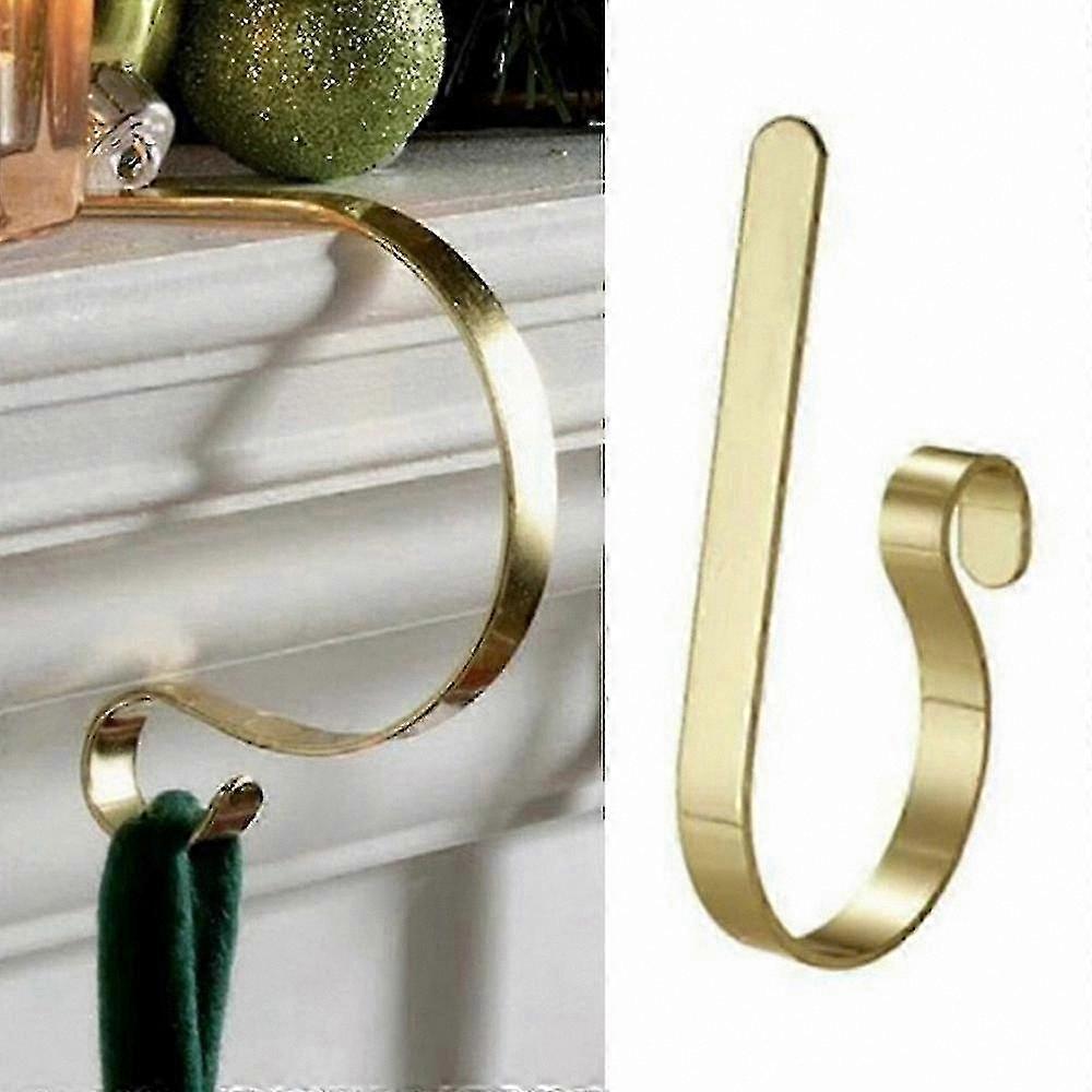 Festive Stocking Hanger Hook for Fireplace Decor Ornament Clipsерж