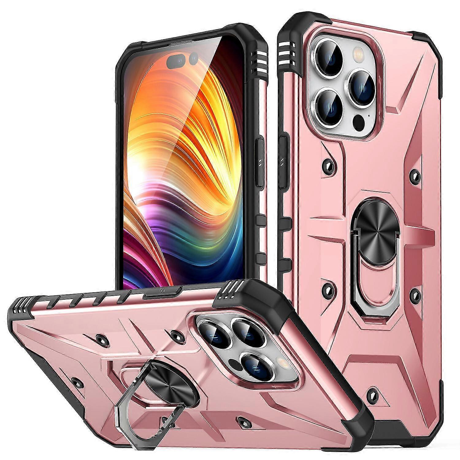 Shockproof Magnetic With Ring Holder Cover Case F
